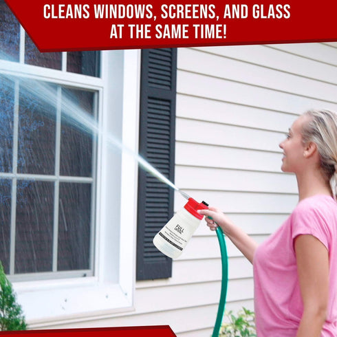 Packets, 8 oz, 4 oz 640 oz, Full Exterior Refill Kit Crystal Powder Outdoor Cleaner Each Bag Makes Up to fl Non-Toxic