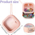 Prudiut 2pcs Hair Tie Organizer, Small Hair Tie Holder for Baby Teen Girl Women, Portable Desktop Storage