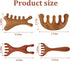 Mzario 4 6 Massage Comb PCS Wooden Massage Comb for Deep Relaxation & Stress Reduction Scalp Massages Combs Claws