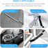 zffkz 3 23cm Pcs Crevice Cleaning Brush, Toilet Brush - Non-Slip Grip, All-Surface Safe (Tile, Glass, Car) - Bathroom