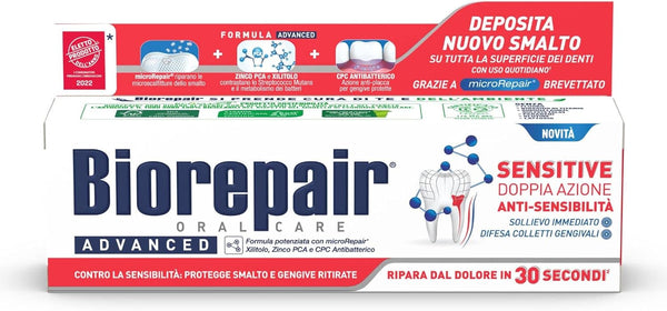 Biorepair Advanced Sensitive Oral Care Toothpaste, 75ml 2.5fl.oz
