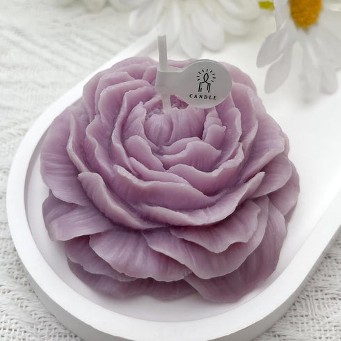 Mewealth Peony Candles Gifts for Women, Soy Wax Aromatherapy Candle, Room Decor Cute