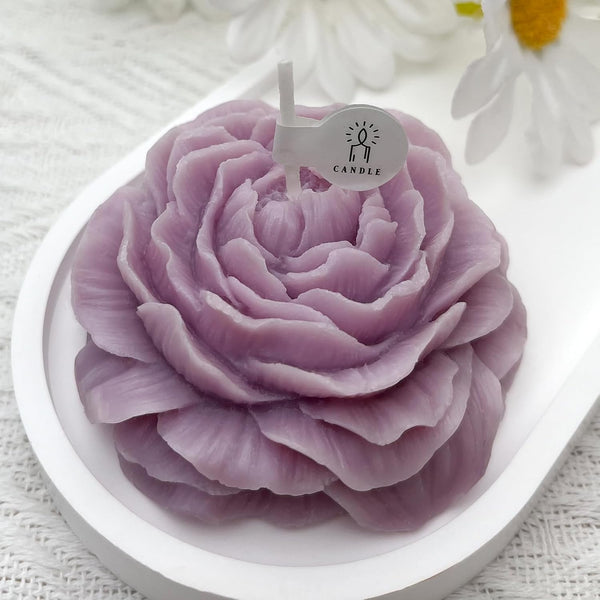 Mewealth Peony Candles Gifts for Women, Soy Wax Aromatherapy Candle, Room Decor Cute