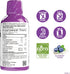 Bluebonnet Nutrition Liquid Calcium Citrate Magnesium Citrate, Vitamin D3, Bone Health, Gluten Free, Soy free, milk free, kosher,32 Servings, Blueberry Flavor, 16 Fl Oz (Pack of 1)