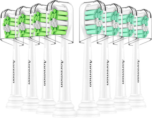 Aoremon Replacement Heads for Sonicare Philips Toothbrush: Compatible with Sonicare DiamondClean HX6063/65,