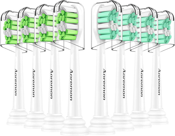 Aoremon Replacement Heads for Sonicare Philips Toothbrush: Compatible with Sonicare DiamondClean HX6063/65,
