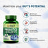 Organics Probiotics Supplement 50 Billion CFU - 60 Vegetarian Capsules with Prebiotics for Gut Health and Immunity