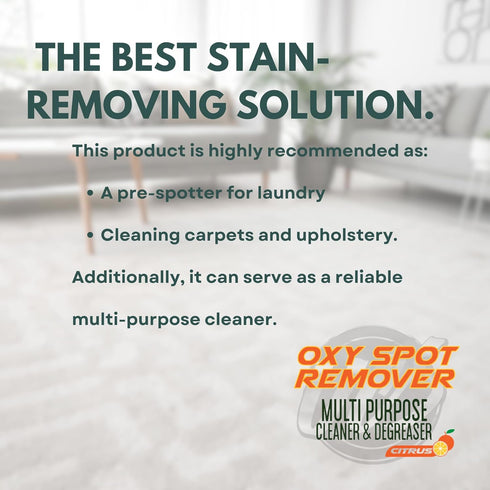 Oxy Spot Remover All Purpose Cleaner & Degreaser Spray, 32 oz Stain Remover for Carpets and Upholstery