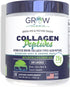 grow vitamin Collagen Peptides Powder | Grass Fed Bovine Type I & III, Promotes Hair, Nail, Skin Health, 20 OZ
