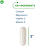 Nutra BioGenesis Osteogenesis - Calcium, Magnesium, Vitamin D & K for Bone Strength, 120 Capsules