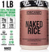 Naked Rice 1Lb Organic Brown Rice Protein Powder - Vegan, Gluten Free, Non-GMO, 15 Servings, No Artificial Ingredients