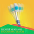 Bulk Toothbrushes 25 Pack, Individually Wrapped Travel Toothbrush Set for Adults & Kids, Medium-Soft Brush Head