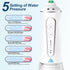 Dental Flosser with 5 Modes, Rechargeable Travel Dental Flosser, 300ml Water Tank, LED Light for Oral Care