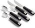Special Supplies 5-Piece Adaptive Utensils Set - Non-Weighted, Non-Slip Handles for Hand Tremors, Arthritis,