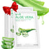 Aloe Vera Face Mask, Hydrating Skincare for Dry, Oily, Sensitive Skin, 10-Pack Moisturizing Facial Masks