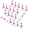 JUSTOTRY 4 Sets Pink Nail Stand for Press on Nails Display, Magnetic Holder for Nail Art Practices