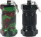 Shintop 2PCS Waterproof Pill Container Keychain, High Capacity Aluminum (Black+Camouflage)