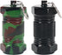 Shintop 2PCS Waterproof Pill Container Keychain, High Capacity Aluminum (Black+Camouflage)