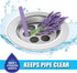 SANI 360° Sani Sticks Drain Cleaner and Deodorizer, Enzyme Pipe Cleaners for Sinks, Bathtub Drains, Septic Tanks, 24