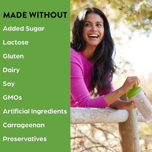 Orgain Organic Vegan Meal Replacement Protein Powder, Vanilla Bean, 20g Protein, 2.01lb