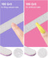 Nail File and Buffer Set, MORGLES 3pcs Nail Files 100/180 with 2pcs Buffers, Cuticle Trimmer Kit for Women