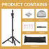 Relx Adjustable Wig Head Stand, Mannequin Tripod for Cosmetology Hairdressing Training