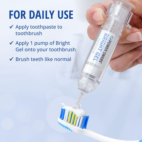Bright Gel | Gentle Teeth Whitening Gel for Whiter Teeth | Dentist Formulated Teeth Whitener