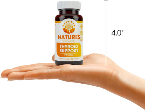 Thyroid Support Complex With Iodine For Energy Levels, Weight Loss, Metabolism, Fatigue & Brain Function - Natural