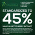 Saw Palmetto Extract Prostate Supplement - 1000 MG Nature's Support for Men's Prostate Urinary Health, 60 Capsules