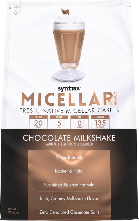 Syntrax Micellar Creme Chocolate Milkshake Powder | 2.10-Pound