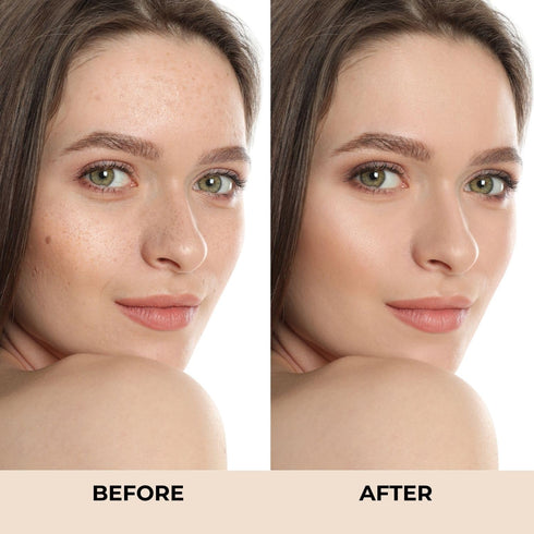 M. Asam MAGIC FINISH Supercharge Serum Foundation - Deep Almond, Moisturizing Makeup & Firming Face Serum (1.01 Fl Oz)