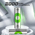 RECYKO 2000mAh 1000+ 6 Pack 8 Rechargeable AA Batteries Pre-Charged Re-use Times Retains Power After Years Rechargeable