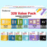 Pack,328ct Dodanros Variety Bandages Assorted Bulk Various Sizes, Shapes &Features | Sheer & Flex Fabric