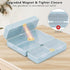 FYY Daily Pill Organizer - 7 Compartments Portable Travel Pill Case, Folding Design for Vitamins, Supplements,