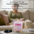 Romantic Pink Rose Scented Candles - Non-Toxic Soy Wax Gifts