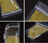 Clear Zipper Stand Up Pouch Bag, 100Pcs 7.0x10.2 Heat Sealable Zip Lock Snack Food Tea Packing Pouches