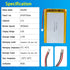 Qimoo 606090 3.7V 4000mAh 606090 Pack PH2.0mm Lipo Battery Rechargeable Lithium Polymer Battery with JST Connector