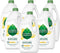 Seventh Generation Dishwasher Detergent Gel Liquid Soap, Lemon Scent, 42 oz, Pack of 6