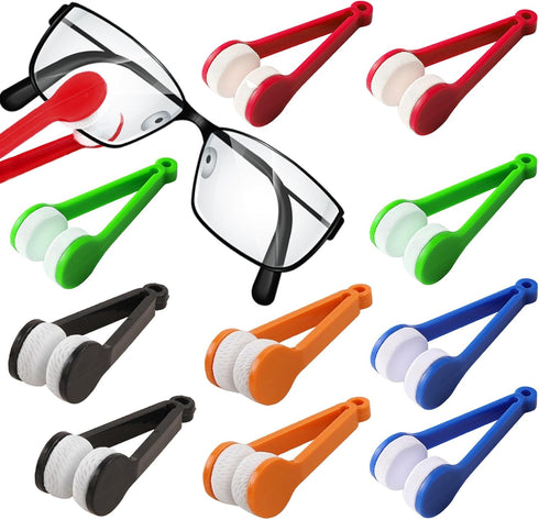 Zlongron mini Eye Glasses Lens Cleaner Soft Brush Cleaning Tool, Microfiber, with Eye