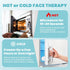 Ice Face Eye Mask for Dark Circles and Puffiness, Cold Warm Compress Gel Mask Package for Women and Men