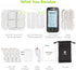 AUVON 4 Outputs TENS Unit EMS Muscle Stimulator Machine for Pain Relief Therapy with 24 Modes