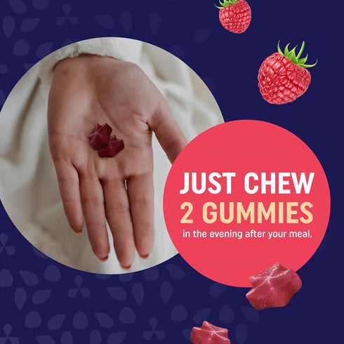 Night Time Fat Burner Gummies - Zero Sugar for Sleep & Weight Loss Support, Hunger Suppressant & Metabolism Booster, 60