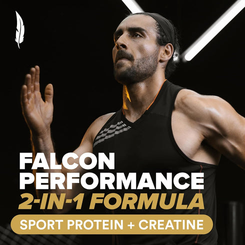 BIRDMAN Falcon Performance Vegan Protein Powder, 31g Protein, 5g Creatine, 5g BCAA, Low Carb, Sugar Free, Vanilla - 19