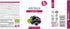 Organic Aronia Berry Capsules – Black Chokeberry Supplement with Natural Anthocyanins, 500mg, 90 Vegan Capsules