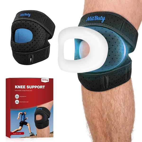 MitButy Knee Support for Men & Women Adjustable Knee Brace with Open Patella