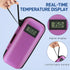 Insulin Cooler Travel Case, Portable Medicine Organizer with Temperature Display, 2 Reusable Ice Packs, TSA Approved