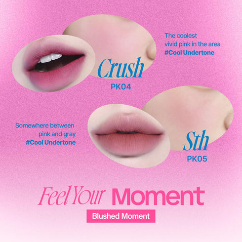 Lip&Cheek Blurry Pudding Pot - Blushed Moment - Crush - Buildable Lightweight Makeup Blush - 5g