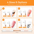 modelones Nail Art Brushes - Super Fine Thin Liner Brush Set Sizes 7/11/15/20mm for Nail Gel Polish Painting Designs