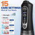 Bitvae C6 Water Flossers for Teeth, Cordless Dental Flosser with 6 Jet Tips, 3 Modes, IPX7 Waterproof, Black