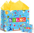 Yomaiha Science Party Decorations Supplies Science Party Gift Bag with Tissue Paper and
